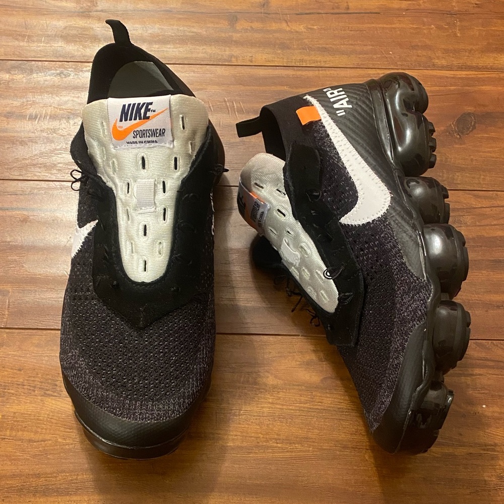Nike Air Vapormax “The Ten” Off-White Sneakers, Size: 8